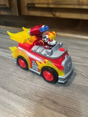 Paw Patrol Marshall Fire Rescue Truck - Red, Yellow & Gray